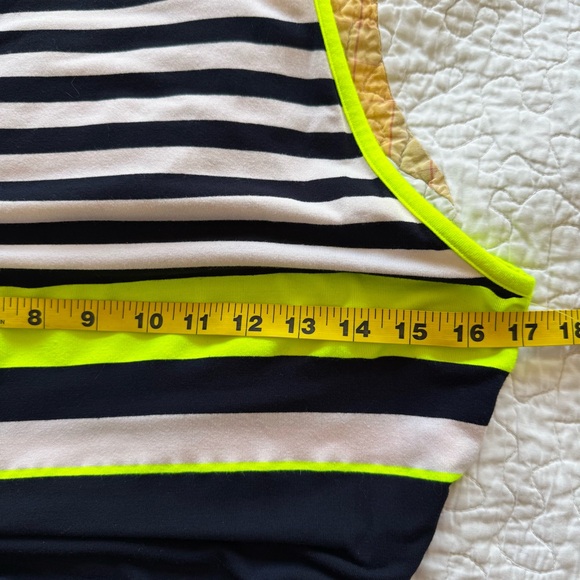 Striped Black and Yellow Midi Dress - Picture 9 of 13